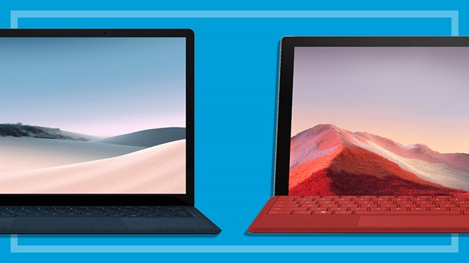 microsoft surface laptop 3 and pro 7